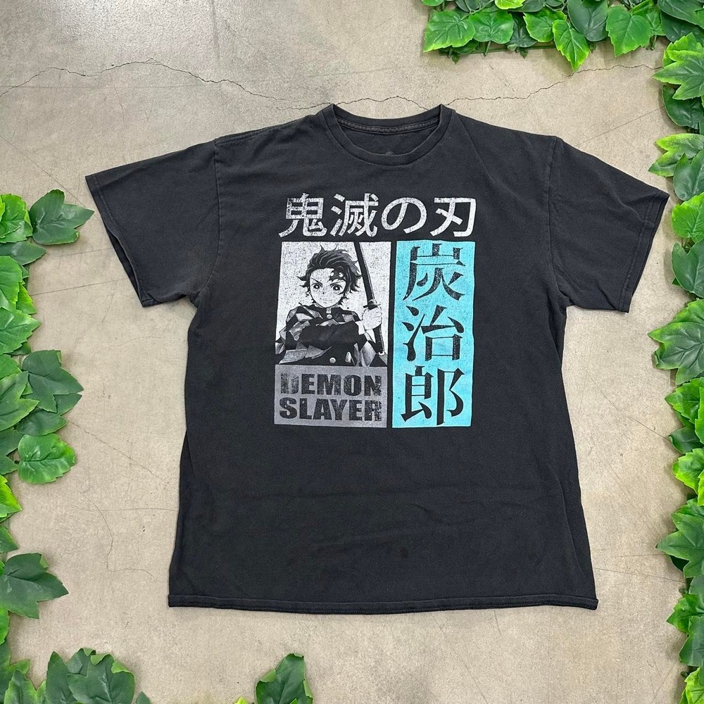 Demon Slayer Tanjiro Double-Sided Graphic T-Shirt